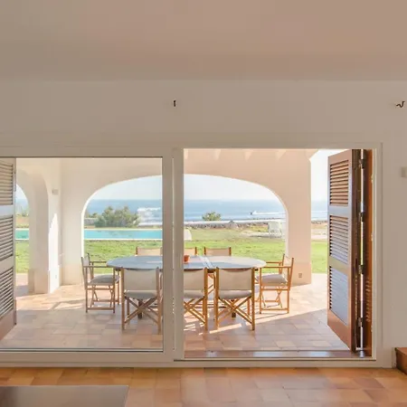 Casa Con Piscina, Vistas Y Acceso Privado Al Mar. Vistes Voramar. Cala'N Blanes (Menorca)